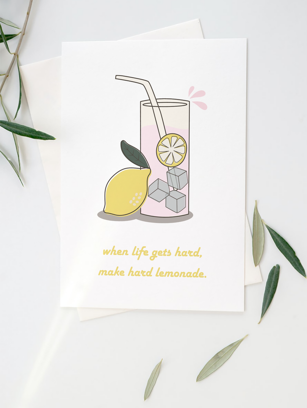 Hard Lemonade Card